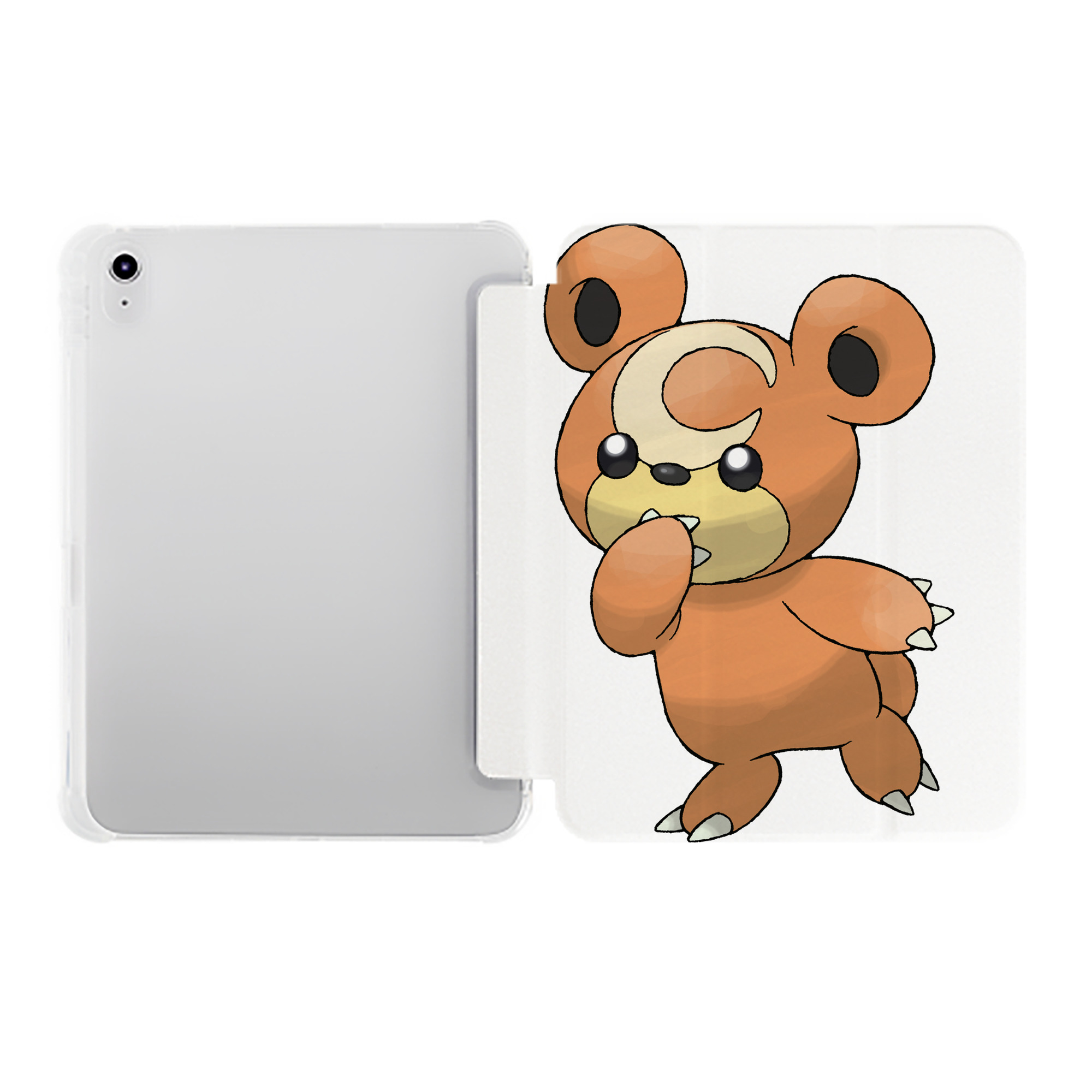 （画像用） ポケットモンスター Pokémon IPad ケース ペン収納付き 三つ折りスタンド PUレザー×シリコン 対応機種9.5/10.5/10.9インチ